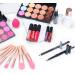 RoseFlower Pro Makeup Gift Set - Complete Palette with Eyeshadow, Foundation, Lipgloss, Concealer - Beauty Cosmetics in Storage Bag - Buy Online on GoSupps.com