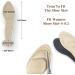 CB 2-Pairs Nude 2-in-1 Sponge Insoles with Heel Grip for Arch & Heel Pain Relief - Women Size US 4-8.5 - Buy Online on GoSupps.com