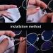 AvoDovA Nose Pads 25 Pairs Soft Silicone Nose Pads Ultra-Soft PVC Nosepads Assortment Kit for Eyeglass Sunglasses 5 Styles Comfortable Air Chamber Nose Pads with Screws Screwdriver and Tweezers - Buy Online on GoSupps.com