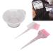 3 Piece Hair Dyeing Kit - Brushes Tinting Comb & Mixing Bowl for Home Salon - Pink | Professional Hair Styling Tools - Buy Online on GoSupps.com