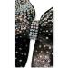 Rhinestone Cheer Bow - Crystal Studded Black Ponytail Holder for Cheerleaders - Buy Online on GoSupps.com