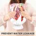 Hot Water Bottle with Rooster Watercolor Cover 1L | Small Pain Relief Bag for Bed | BPA-Free - Buy Online on GoSupps.com