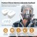 FANGNISN 6800 Gas Mask with Activated Carbon Filter - Full Face Respirator for Organic Vapor, Paint, Chemicals - Ideal for Welding, Polishing, Sanding - Buy Online on GoSupps.com