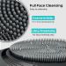 COSLUS Silicone Face Scrubber IPX7 Waterproof Electric Face Cleanser Sonic Facial Cleansing Brush 5 Modes Rechargeable Face Wash Brush Exfoliator for Women & Men Grey - Buy Online on GoSupps.com
