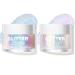 LANGMANNI 2Pcs Holographic Body Glitter Gel for Body Face Hair and Lip.Color Changing Glitter Gel Under Light. Vegan & Cruelty Free-1.35 oz/pcs (1# Golden Ocean+2# Sparkling Pink)