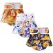Demigreate fowl trousers for bitches 3 pieces m high -suction and women's bandages dog diapers for bitches size adjustable - sunflower sunflower M