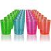 DecorRack 2 Oz Neon Shot Glasses - 24 Pack of Disposable Mini Party Cups - Buy Online on GoSupps.com