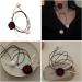 KUAIYIJU Adjustable Rose Ribbon Necklace - Bow Pendant Fashion Accessory for Daily Wear & Parties | International Shipping Available - Buy Online on GoSupps.com