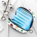 Buy Stylish Menstruation Pad Bag with Zipper - Women's Napkin & Tampon Collection Bags (Vegetable Design: Aubergine Tomatoes Hot Pepper Leaves) - Buy Online on GoSupps.com