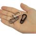 Swatom Mini Alloy Carabiner Clip - Black 10 Pack | Backpack Keychain Accessories - Buy Online on GoSupps.com