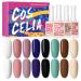 Gel Nail Polish Kit 8 Colors White Black Red Blue Green Soak Off Gel Polish for All Seasons Manicure Nail Art Supplies, U V LED Nail Gel Starter Set DIY Home Gifts for Women"