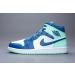 Nike Air Jordan 1 Mid Sneaker - Mystic Navy/Mint Foam-White | Men's Size 11 - Buy Online on GoSupps.com