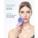 EZBASICS Rechargeable Facial Cleansing Brush - Waterproof Electric Silicone Scrubber for Men & Women - Exfoliating and Cleansing Brush - Violet - Buy Online on GoSupps.com