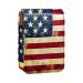 Travel Lipstick Organizer Case Lipstick Case Portable Makeup Bag With Mirror Vintage American Flag Print A160c7xfst