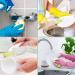 Joyola Plaster Sponge Dish Sponge with Handle - Kitchen Sink Cleaning Brush Set with 1 Dishwash & 9 Replacement Heads for Effective Wall Cleaning - Buy Online on GoSupps.com