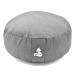 metaFox Meditation Cushion - Comfortable Meditation Pillow for Long Meditation Practice and as Yoga Cushion - Meditation Cushion Floor Pillow Made from Buckwheat Hulls (Wolf Gray)