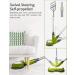 Cordless Electric Spin Mop with LED Headlight and Water Spray | Up to 60 mins Runtime | Powerful Floor Cleaner with 300ml Water Tank | Ideal for Hardwood and Tile Floors | Quiet Cleaning and Waxing - Buy Online on GoSupps.com