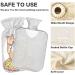 Naanle Cat Pizza Hot Water Bottle - 2L Transparent Heat & Cold Therapy for Pain Relief | Ideal for Bed & Foot Comfort - Buy Online on GoSupps.com