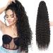 Ponytail Extension 24/30inch Long Kinky Curly Ponytail Extensions Synthetic Drawstring Curly Hair Extension Ponytails Clip in Natural Hair Ponytail Extensions for Women Ponytail Hair Extension (Color 30inch 4 - Buy Online on GoSupps.com