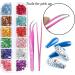 FEIlei 12 Grids 3D Nail Jewelry Nail Art Studs Shiny Diamond Crystal Gems Rhinestones - Buy Online on GoSupps.com
