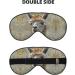 Alpaca Llama Print Double-Sided Eye Mask Soft and Light Blocking for Enhancing Sleep Quality - Buy Online on GoSupps.com