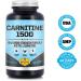 Carnitine 1500 - Maximum Strength Acetyl L-Carnitine Supplement for Energy, Memory, Focus & Weight Loss - 120 Vegetarian Capsules - Buy Online on GoSupps.com