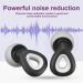 Buy Reusable Noise Cancelling Ear Plugs - 6 Pack for Concerts Travel & Musicians | Soft Silicone Hearing Protection - Buy Online on GoSupps.com