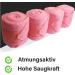 Fleece Horse Bandages with Velcro Fastener - 4 Set in Pink for Ponies | Practical Storage Bag Included - Shop Now! - Buy Online on GoSupps.com