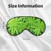 Buy Green Leaf1 Soft Sleep Eye Mask - Breathable Female Eye Patch for Travel & Relaxation - Buy Online on GoSupps.com