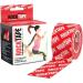 Rocktape Kinesiology Tape Athletes Water Resistant Reduce Pain & Injury Recovery 5cm x 5m Uncut Red Logo