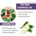 Tea Tree Soap Bar with Jasmine - Made In U.K Brightening Soap Bar for Spots Blackheads Pimples Blemishes | Moisturising Soap for Women| Paraben and Cruelty FREE- 100g - Buy Online on GoSupps.com