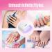 MEFA 72W UV Nail Lamp - Professional Gel Nail Dryer with 21 Lamp Beads for Fast Curing - LED UV Light for Home Salon - Buy Online on GoSupps.com
