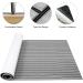 Boat Flooring EVA Foam Decking Sheet | Non-Slip Faux Teak Mat for Boat Yacht Marine | Self-Adhesive Pad | Light Gray | 94.5''x35.4 - Buy Online on GoSupps.com