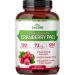 Zazzee Cranberry PACs 72 mg PACs per Capsule 2X Strength 100% Soluble 120 Vegan Capsules 50:1 Extract 18 200 mg Strength Fast-Acting Effective Urinary Tract Support Made in The USA 120 Count (Pack of 1)