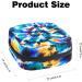 Portable Batik Printing Women's Napkin Storage Bag | Zippered Menstrual Pad Holder for Teens & Adults - Buy Online on GoSupps.com