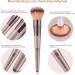 HEYMKGO Make Up Brush Set Professional Brush Set Makeup 10 Pieces with PU Leather Bag Champagne Gold Makeup Brush Kit Kabuki Eyeshadow Makeup Brushes Gift Foundation Cosmetic Brush - Buy Online on GoSupps.com