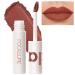 FOCALLURE Velvet Matte Liquid Lipstick  Satin-Finish  High Pigmented Lip Color  Cheeks and Lips Tint  Lightweight  Quick-Drying  Woodsy Rose 301 Woodsy Rose