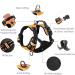 Buy Heele No-Pull Dog Harness & Large Dog Crockery - Softly Breathable Adjustable Reflective Dishes in XL University Orange - Buy Online on GoSupps.com