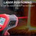 Buy TKSE Infrared Thermometer - Non-Contact Temperature Gun | Digital Display | Measure from -50 to 550 - Fast International Shipping - Buy Online on GoSupps.com