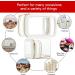 SEAMOSH Clear Travel Makeup Organizer Bag - Portable Toiletry Cosmetic Pouch for Women - Perfect for Business and Personal Travel (White) - Buy Online on GoSupps.com