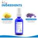 Blue Beautifly USDA Organic Witch Hazel Toner | Purify Pores & Balance Sebum | Soothing Lavender Hydrosol | Double Distilled | 2 fl oz - International Shipping Available - Buy Online on GoSupps.com