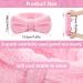 Molain Spa Headband | Bowknot Hair Band for Women | Coral Fleece | Elastic | Headband for Washing Face & Shower | Pink - Buy Online on GoSupps.com