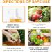 Fruit and Vegetable Wash Dishwashing Liquid Dish Soap Natural Dish Detergent Liquid Kitchen Vegetable Cleaner 1 Bottle - Buy Online on GoSupps.com