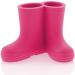 Toothbrush holder boots pink for 2 toothbrushes silicone Hoobbe