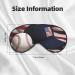 American Flag Baseball Sleep Mask - Adjustable Breathable Eye Mask for Comfortable Sleep | International Shipping Available - Buy Online on GoSupps.com