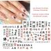 8Sheets 3D Chinese Dragon and Phoenix Nail Art Stickers - DIY Manicure Decoration - Buy Online on GoSupps.com