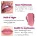 Gloristic Waterproof 6pcs Liquid Matte Lipstick Set - Transfer-Proof, Kiss-Proof, Halal, Vegan, Cruelty Free - Non-Stick (Set 2) - Buy Online on GoSupps.com