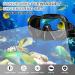PIYAZI Adult Snorkeling Gear Set | Panoramic View Mask & Dry Top Snorkel | Anti-Fog Tempered Glass | Oceanic Snorkel Mask with Travel Bag & Ear Plug | Ideal for Snorkeling & Scuba Diving - Buy Online on GoSupps.com