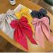 Yurosiay Hair Clips Bow Women's Large Hair Bows Vintage French Long Satin Ribbon Hair Clip Bow Plain Bow Hair Pin Hair Bows Clip Hair Accessories Bow Royal Blue - Buy Online on GoSupps.com