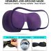 REEBENT 3D Eye Mask for Women - Machine Washable Sleep Mask - Black+Rose - Buy Online on GoSupps.com